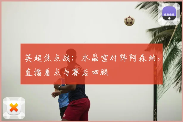 英超焦点战：水晶宫对阵阿森纳，直播看点与赛后回顾